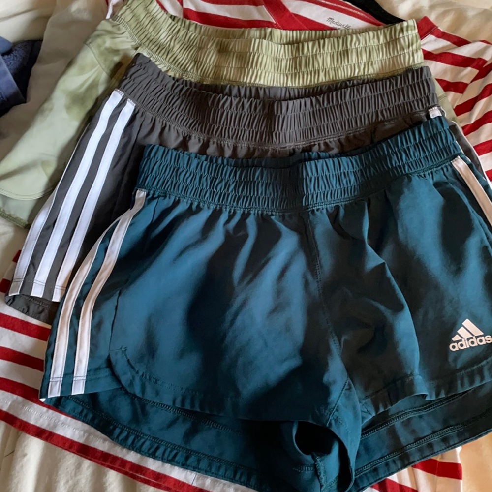 Three pairs of adidas shorts!